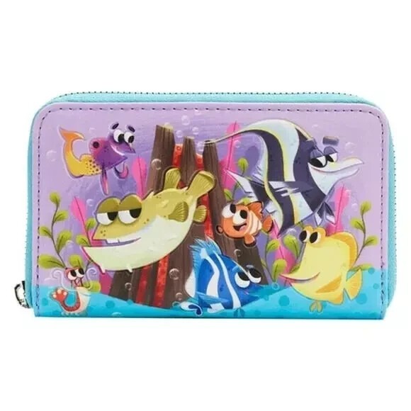 Loungefly Disney Pixar Finding Nemo Fish Tank Zip Around Wallet‎ - Picture 1 of 4